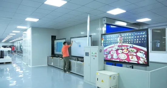 Ikinor 75 pulgadas sistema dual pizarra digital inteligente TV pantalla táctil pantalla plana interactiva para educación