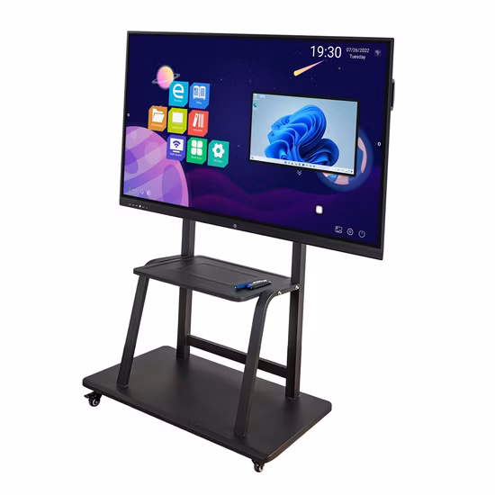 Cámara+WiFi dual Computadora interactiva Pantalla plana interactiva táctil Tablero inteligente Miboard Quiosco Conferencia Reunión Pizarra Pantalla LCD Todo en uno