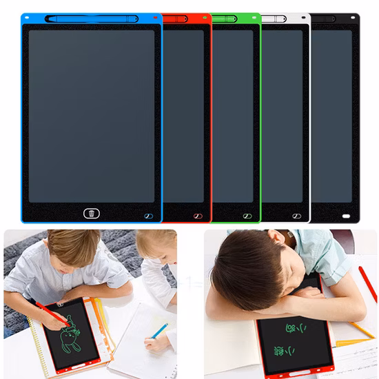 ODM OEM 9,5 pulgadas diseño de caja de lápices tablero de dibujo electrónico tableta de escritura LCD de dibujos animados tablero de escritura Padlcd para regalo de niños